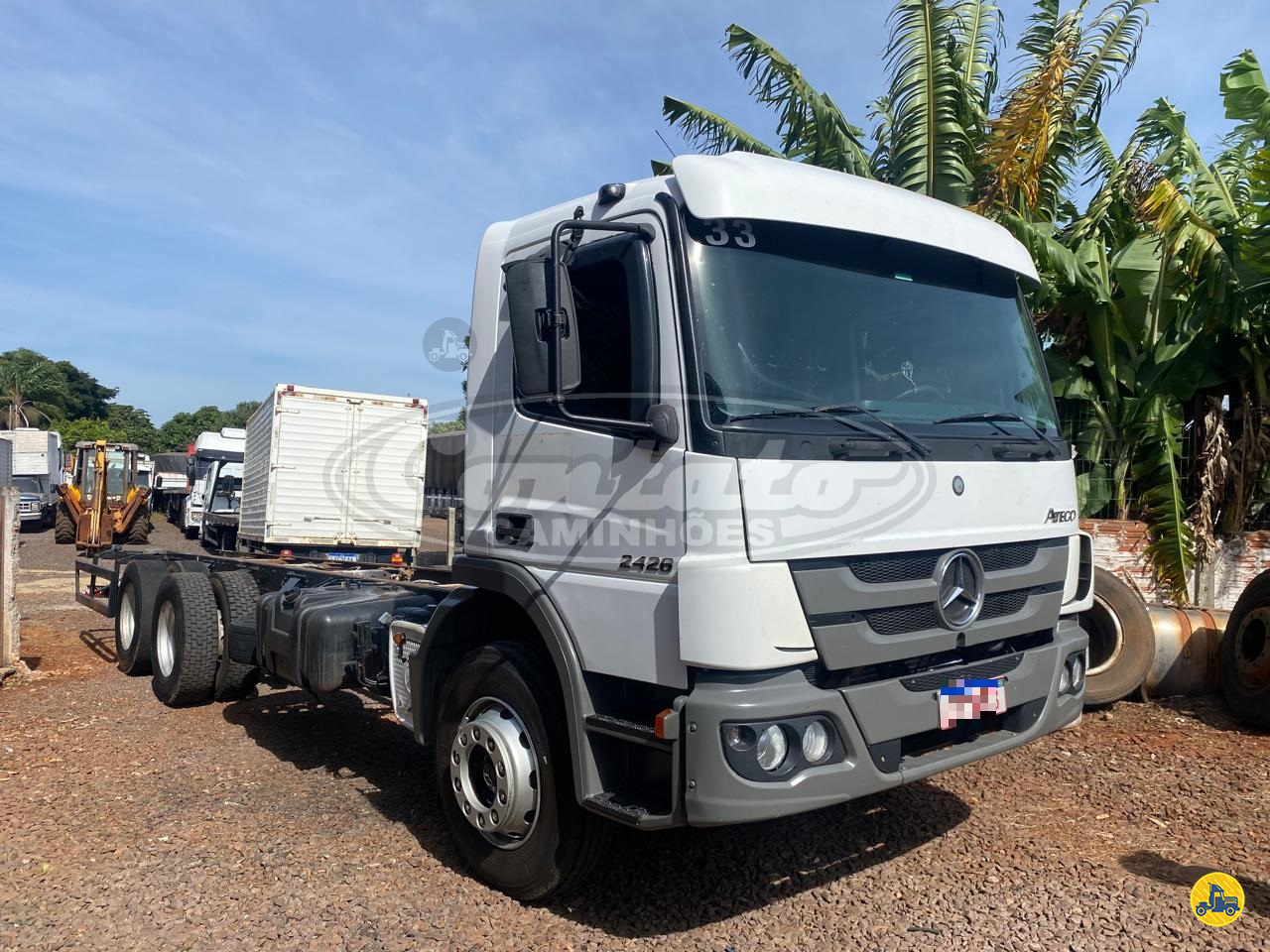 CAMINHAO MERCEDES-BENZ MB 2426 Chassis Truck 6x2 Contato Caminhões CASCAVEL PARANÁ PR